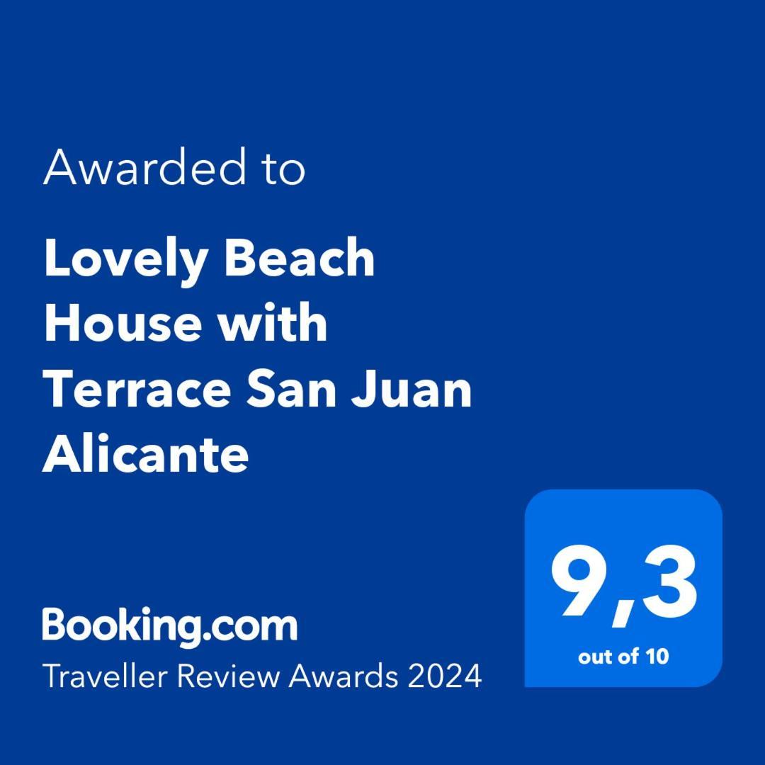 Lovely Beach House With Terrace San Juan Alicante El Campello Extérieur photo